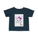 Hi Cat =  Infant - Toddler Jersey Tee