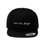 bosiothedesigner flat bill cap