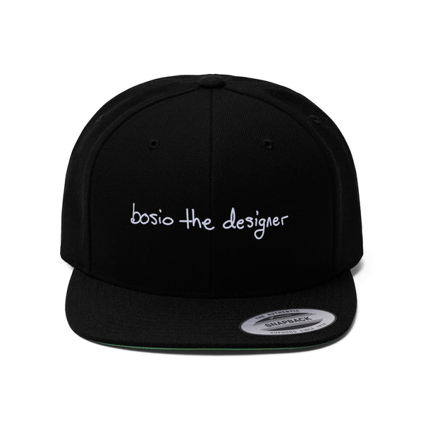 bosiothedesigner flat bill cap