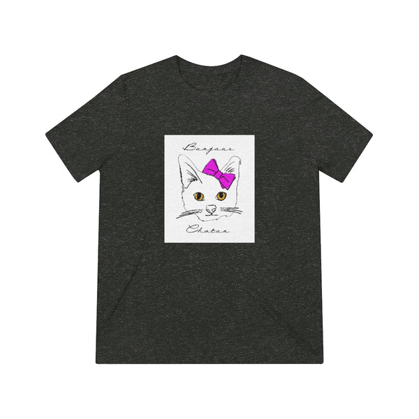 Bonjour Chaton Unisex Triblend Tee