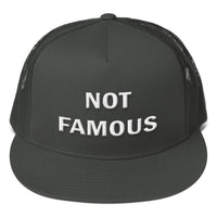 Not Famous - Black Snapback